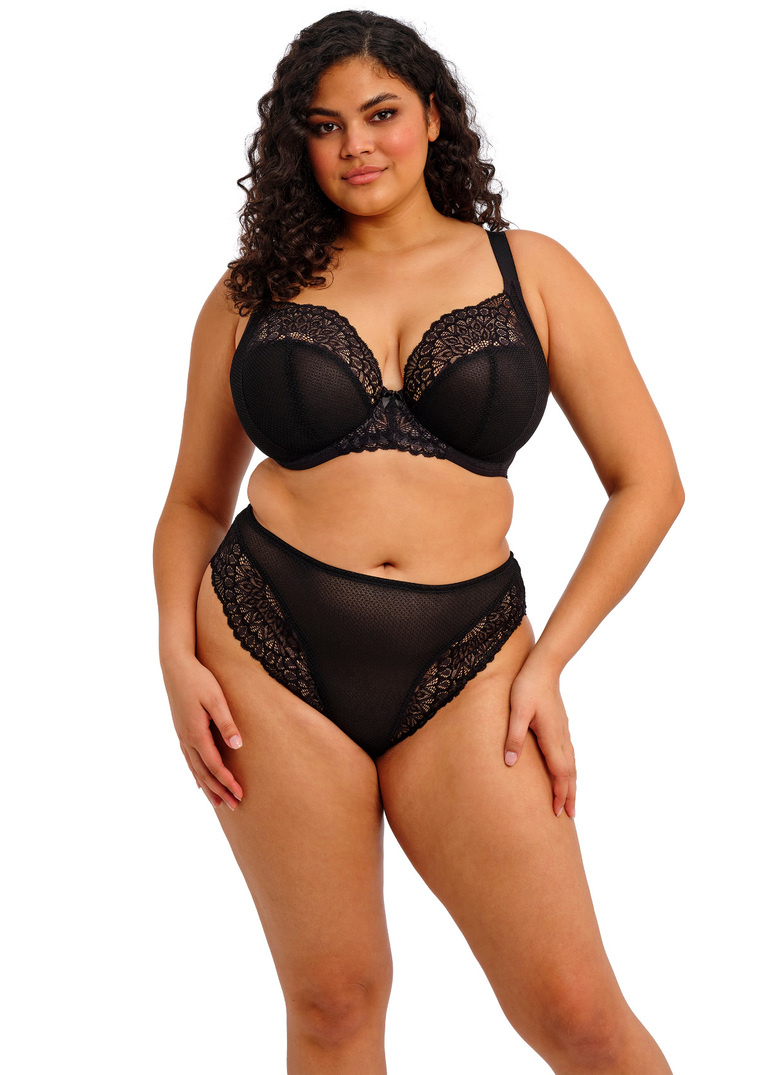 Biustonosz Elomi TIERNIE EL303334BLK Uw Plunge Bra - Stretch Black