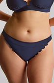 Figi kąpielowe Panache Swim SIGNATURE SCALLOP SW2126 Classic Bottoms Signature Ink Blue