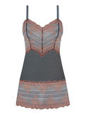 Koszulka nocna Wacoal EMBRACE LACE WA814191067 Chemise Dark Slate/cloud Pink