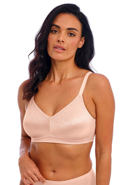 Braletka Wacoal BACK APPEAL WA852303253 Wire Free Bra Rose Dust