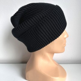 VARELLA – czapka beanie z wełny merino 100% Baby Merino 21 Czarny