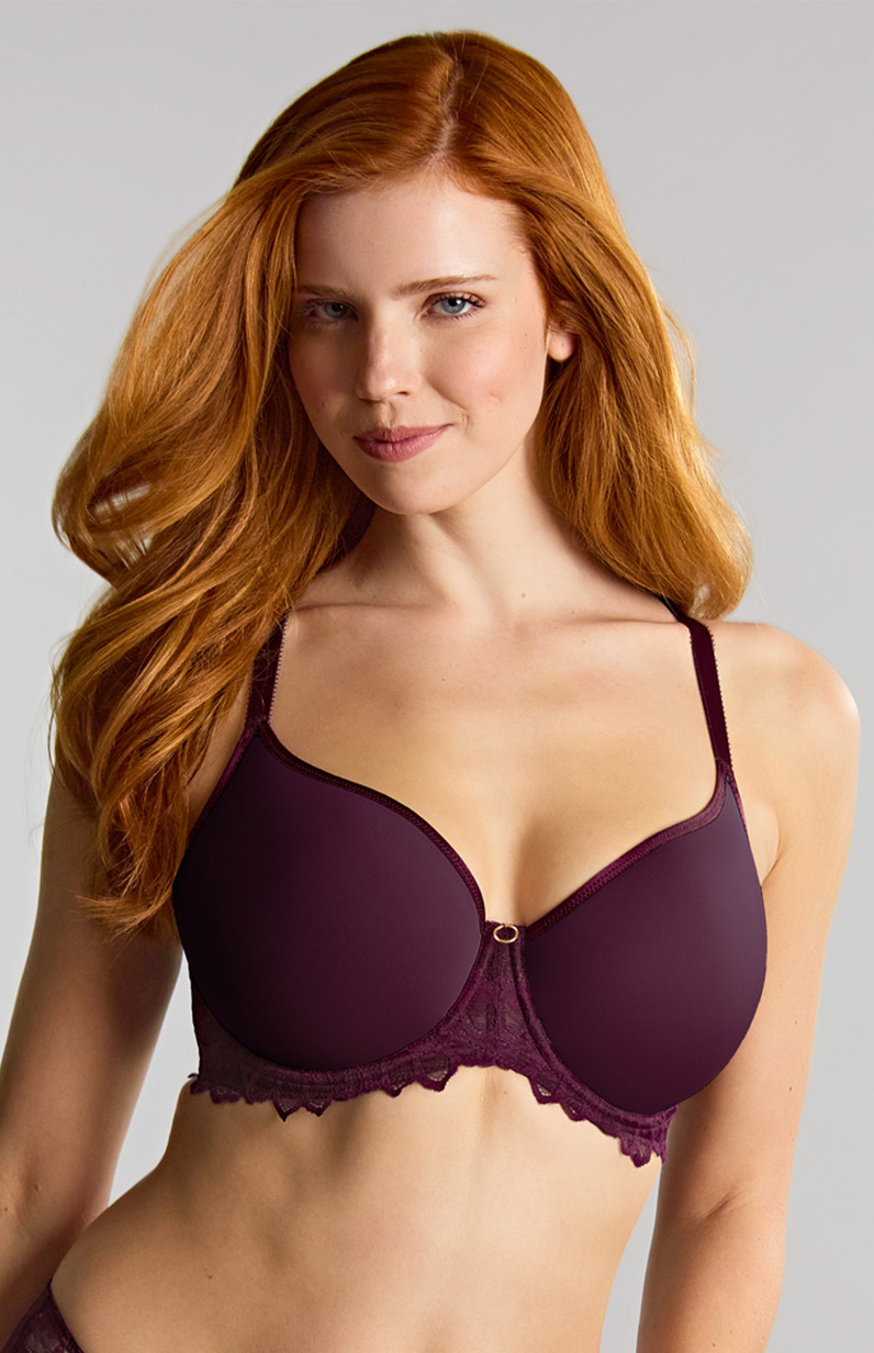Biustonosz Panache ALLURE 10766 Spacer T Shirt Bra Plum