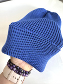 VARELLA Beanie 100% Baby Merino Wool 33 Bright Blue Winter