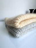 KIARA Turn-Up Beanie 100% Alpaca 9020 perłowo szary jasny