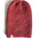 KIARA Alpaca Beanie 100% 3650 Burgundy
