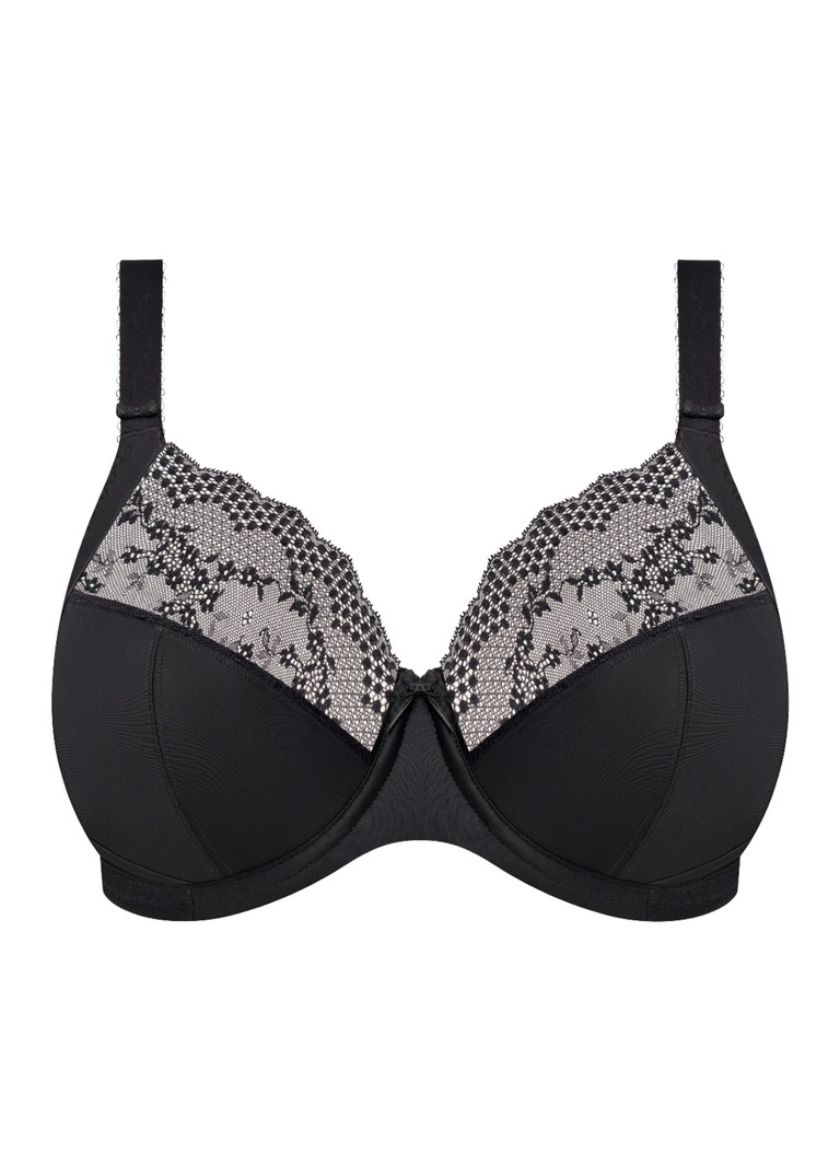 Biustonosz Elomi LUCIE EL4490JET Uw Plunge Bra - Stretch Jet