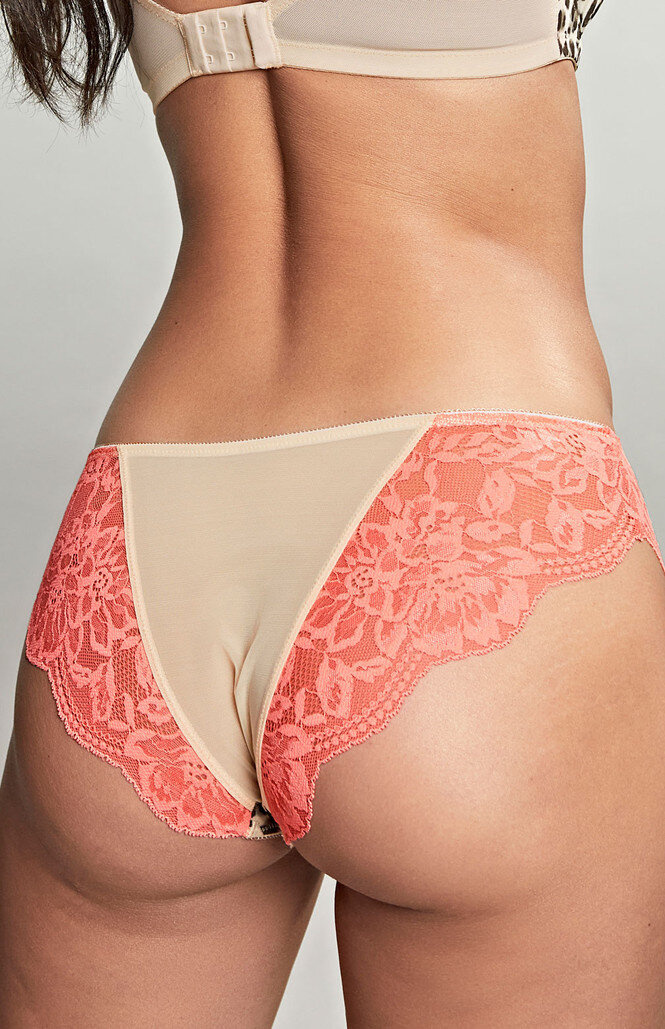 Figi brazylijskie Panache NINA 10942 Brazilian Brief Leopard/Coral