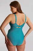 Kostium jednoczęściowy balkonowy Panache SPARKLE SW2050A GIGI Balcony Swimsuit Sparkle Teal