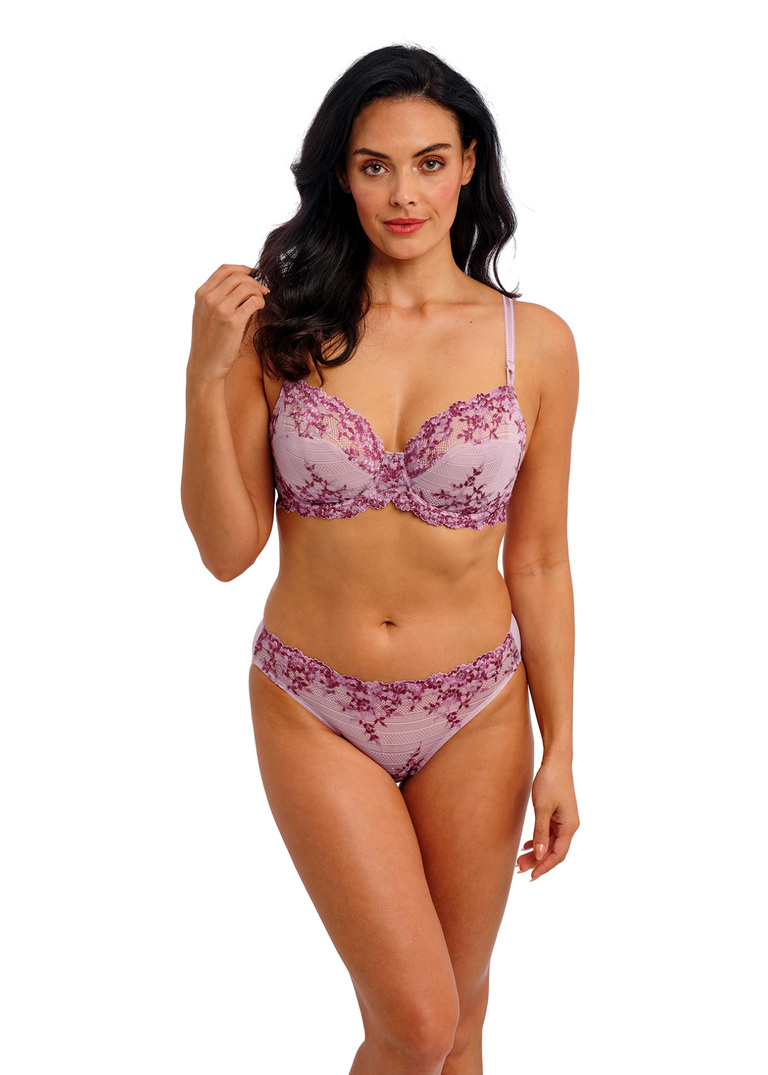 Figi Wacoal EMBRACE LACE WA064391595 Bikini Brief Keepsake Lilac/multi