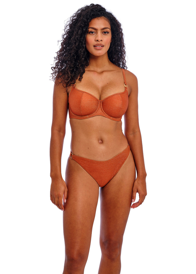 Figi kąpielowe Freya Swim ARIZONA WAVE AS206185GOL High Leg Bikini Brief Golden Hour