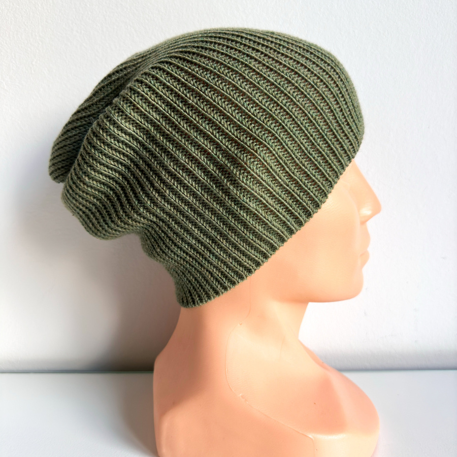 Czapka z wełny merino VARELLA 100% Baby Merino 38 Oliwka