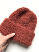 WATA CUKROWA Alpaca Beanie 19 Brick