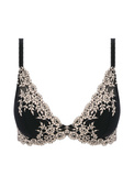 Biustonosz Wacoal EMBRACE LACE WA853291BLK Plunge Underwire Bra Black