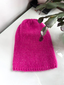 CHMURKA Handmade Alpaca Beanie 39 Magenta