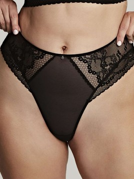 Wysokie figi brazylijskie Cleo by Panache ALEXIS 10475 High Waist Brief Black