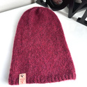 CHMURKA Alpaca Beanie 07 Ruby Red