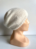 CHMURKA Beanie-Mütze aus Alpaka 01 Ecru