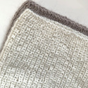 MARI – cienka czapka beanie alpaka + moher i jedwab 100 Ecru