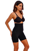 Spodenki modelujące wysokie Wacoal SHAPE REVELATION WA808387BLK Hourglass Hi Waist Thigh Shaper Black