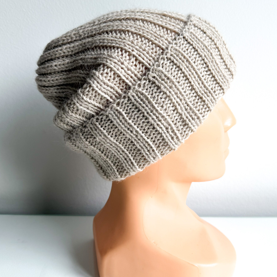 LAURIN Beanie 100% Alpaca 9039 piasek