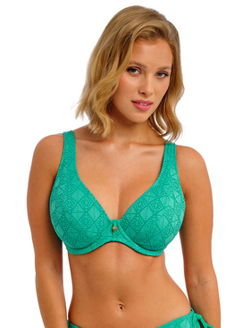 Biustonosz kąpielowy Freya Swim NOMAD NIGHTS AS205413MAR Uw High Apex Bikini Top Marine