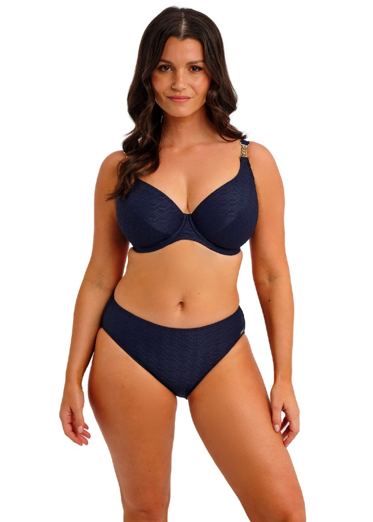Majtki kąpielowe Fantasie AZORES FS506672MIH Mid Rise Bikini Brief Midnight