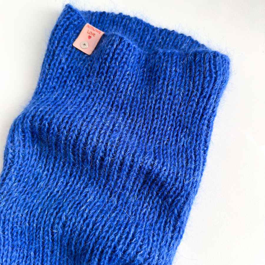 Ręcznie robiony KOMIN AUREA 100% Baby Merino plus moher - WYBIERZ KOLOR