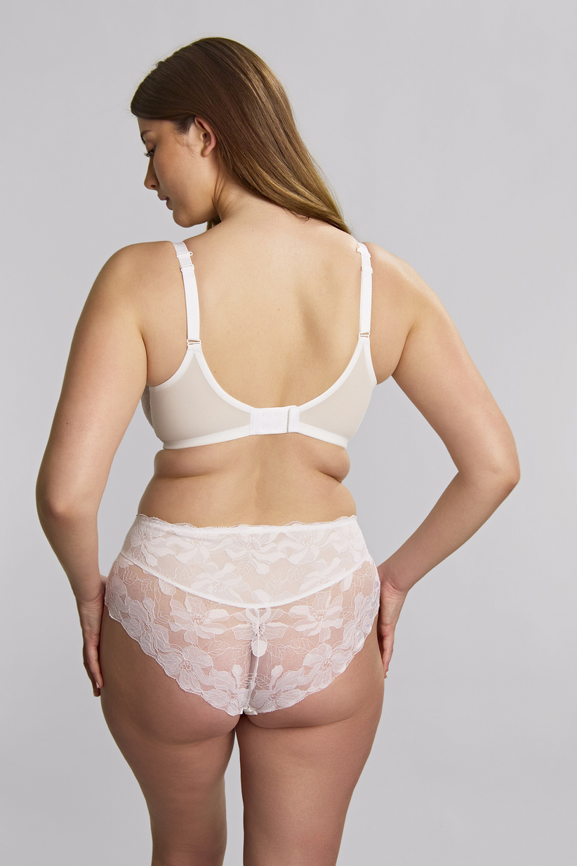 Głębokie figi Panache EVANGELINE 11434 Deep Pant White