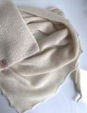 KIARA Alpaca Beanie for Women 100% Alpaca 100 Ecru