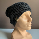 KIARA Beanie 100% Alpaca 506 Dark Grey