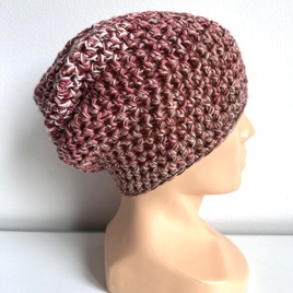 Nitkowe Love – czapka beanie z wełny 100% baby merino  Multicolor 2, jesienno-zimowa, unisex