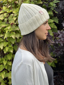HELLI – czapka zimowa merino beanie 100% Baby Merino 02 Ecru
