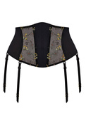 Pas do pończoch Elomi LYRIANA EL303791JET Suspender Jet