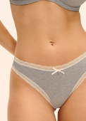 Stringi z modalu Freya FREYA FLIRT AA403370GYL Thong Grey Marl