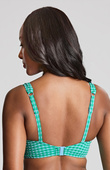 Biustonosz kąpielowy Panache Swim GINGHAM SW1722 Olivia Full Cup Bikini Top Green Gingham