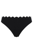 Figi kąpielowe Panache Swim JET SCALLOP / SPIRIT SW1786 Classic Bikini Bottoms Black