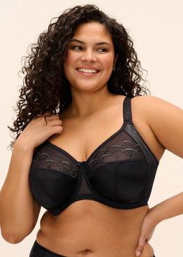 Biustonosz Elomi CATE EL4030BLK Uw Full Cup Banded Bra Black