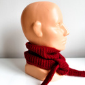 Small Cashmere and Silk Neck Scarf ELARA 714/162 Scarlatta