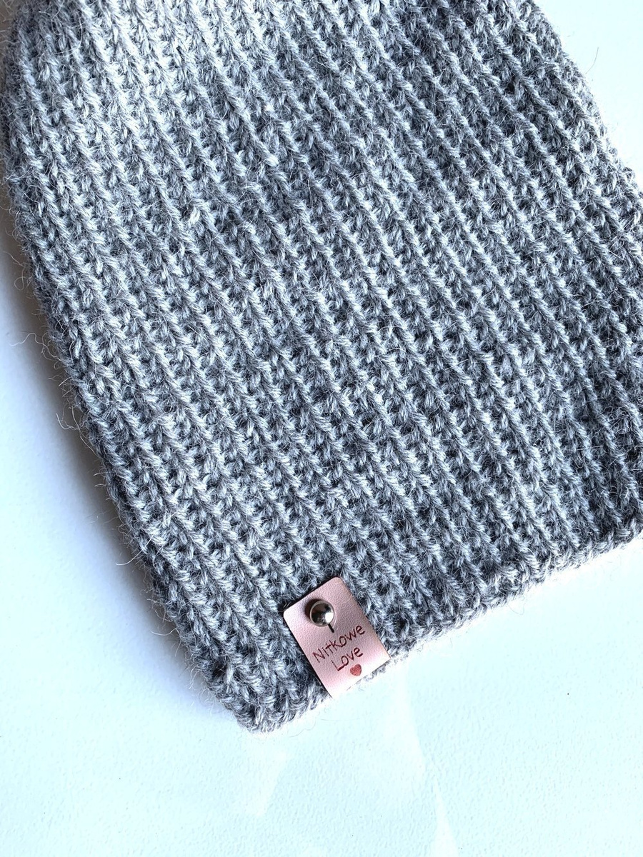 KIARA Beanie-Mütze aus 100% Alpaka 501 Hellgrau Damen
