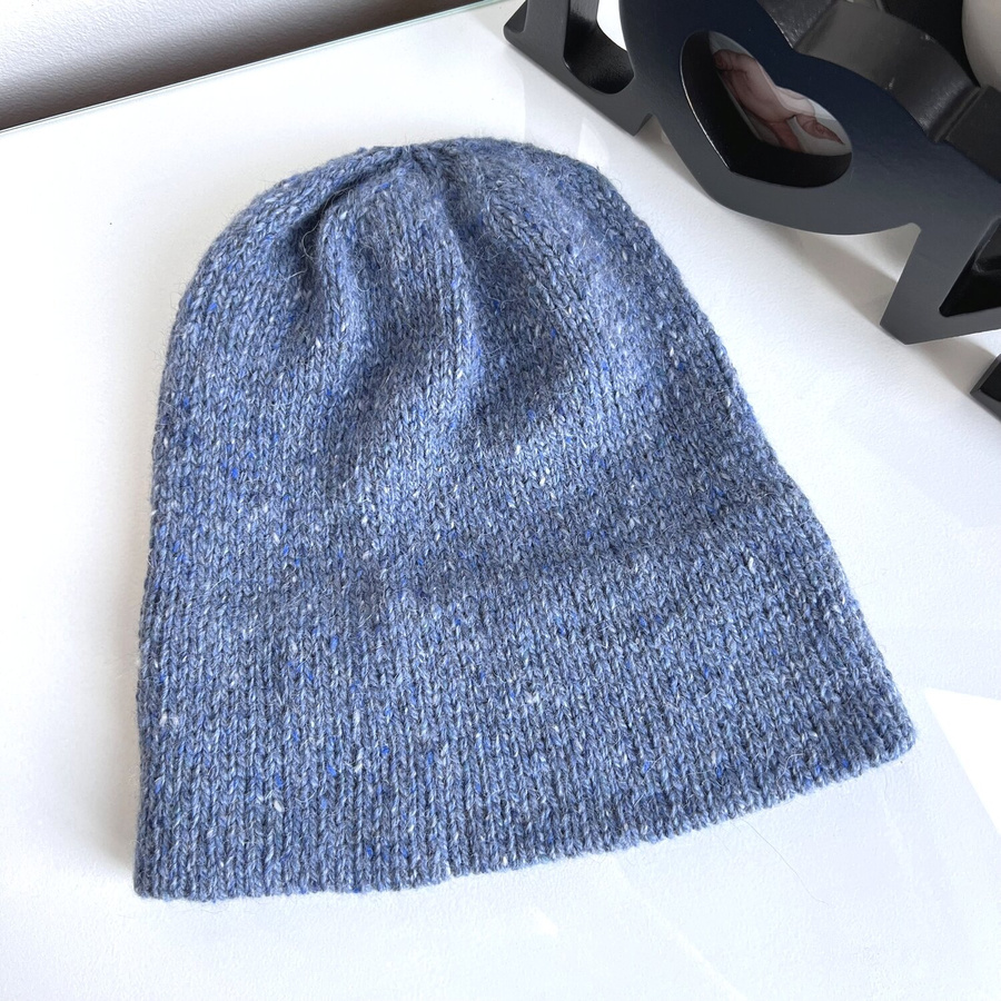 Ręcznie robiona Czapka hand made Tweed RONIA 09 Kruk