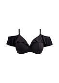 Biustonosz kąpielowy Elomi Swim Plain Sailing ES7282BLK Uw Plunge Bikini Top Black