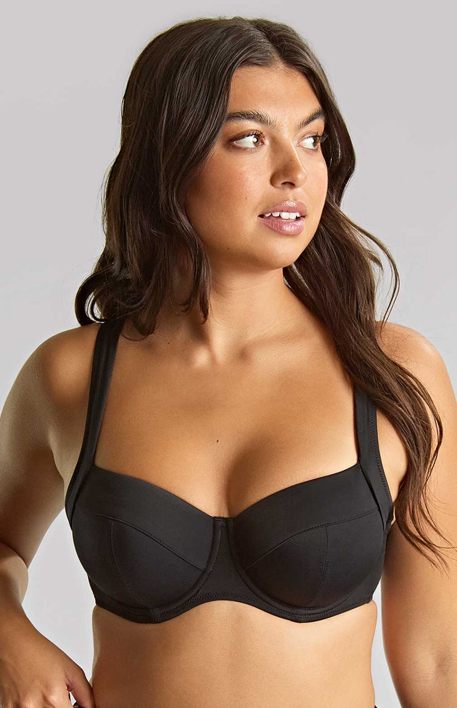 Biustonosz kąpielowy Panache Swim SIGNATURE SW1722A OLIVIA Full Cup Bikini Top Black