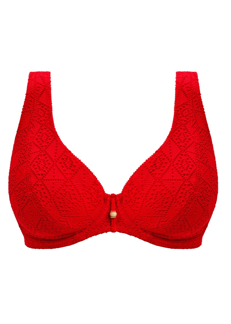 Biustonosz kąpielowy Freya Swim NOMAD NIGHTS AS205413LAA Uw High Apex Bikini Top Lava