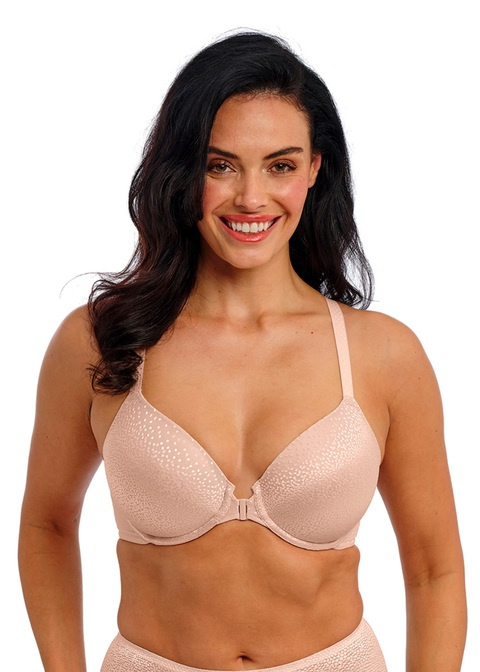 Biustonosz zapinany z przodu Wacoal BACK APPEAL WA853403253 Uw Front Fastener Bra Rose Dust