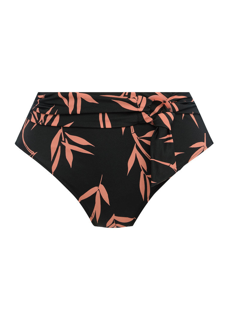 Figi kąpielowe Fantasie Swim LUNA BAY FS502478LAK High Waist Bikini Brief Lacquered Black