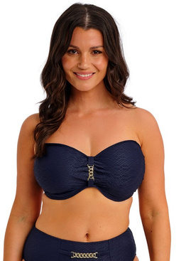 Góra od stroju kąpielowego Fantasie AZORES FS506610MIH Uw Bandeau Bikini Top Midnight