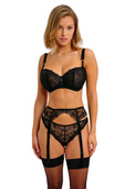 Pas do pończoch Freya FASCINATE AA403191BLK Suspender Black