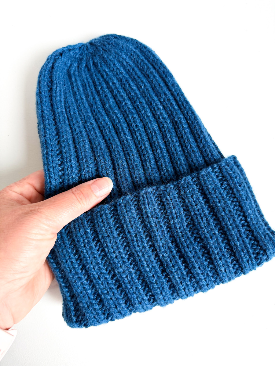 MARLA Turn-Up Beanie 100% Cashmere 526 Romeo