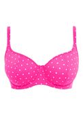 Biustonosz kąpielowy Freya JEWEL COVE AS7231RAY Uw Sweetheart Bikini Top Raspberry (30DD)