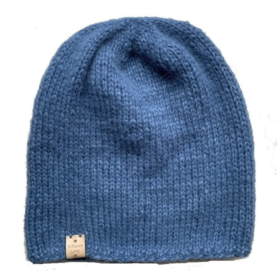 CHMURKA Alpaca Beanie 17 Jeans Blue